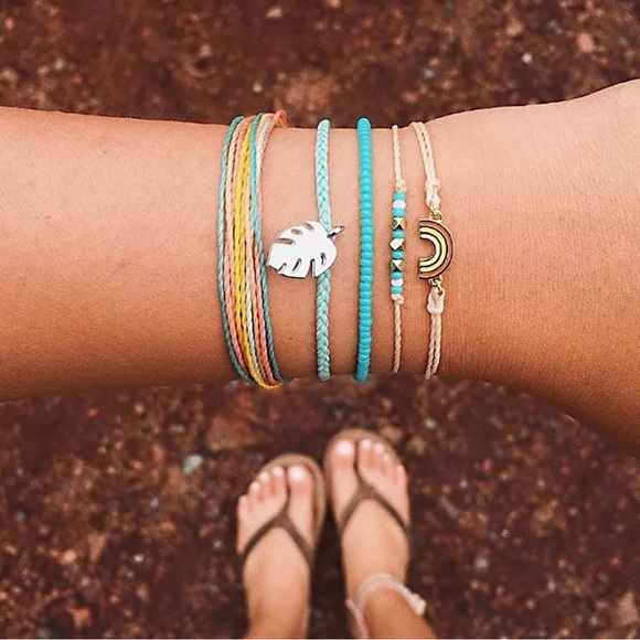 None Jewelry - SET OF 5 Boho Bracelets